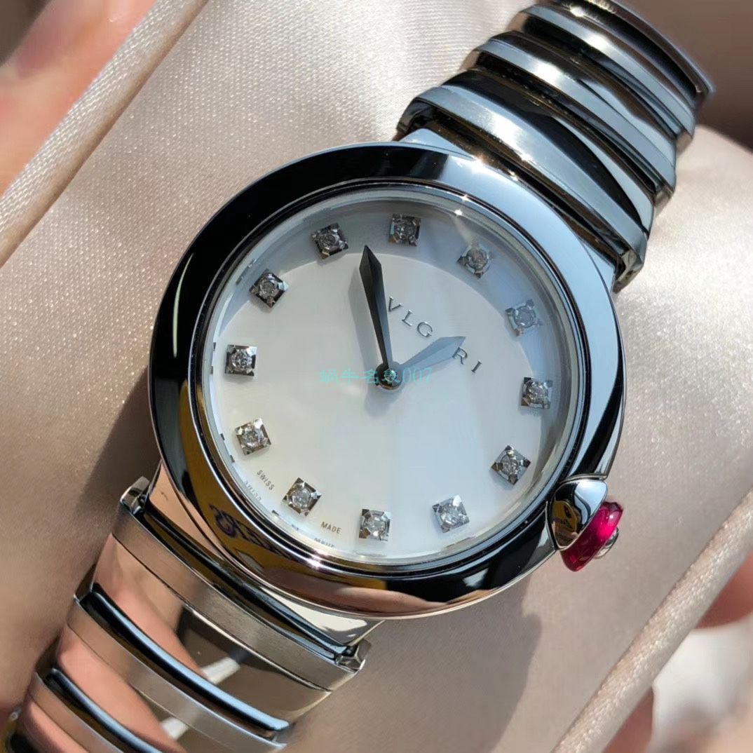渠道真钻原单 BVLGARI LVCEA系列102196 LU28WSS/12女士 wrist watches  / BG033