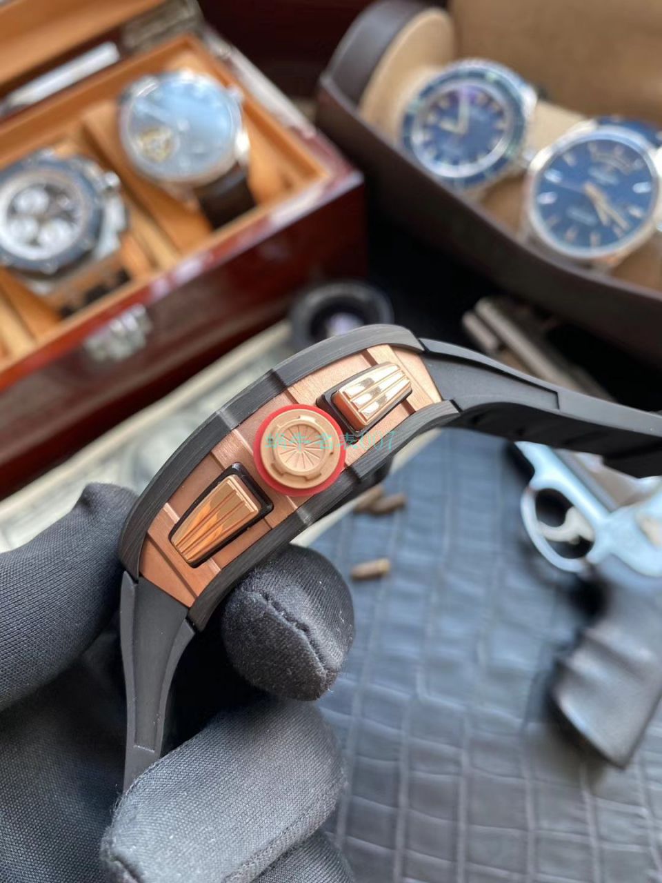 KV Factory V2升级版锻造 carbon fiber  Richard Miller  Replica Watches RM 011 wrist watches  / KVRM011V2B