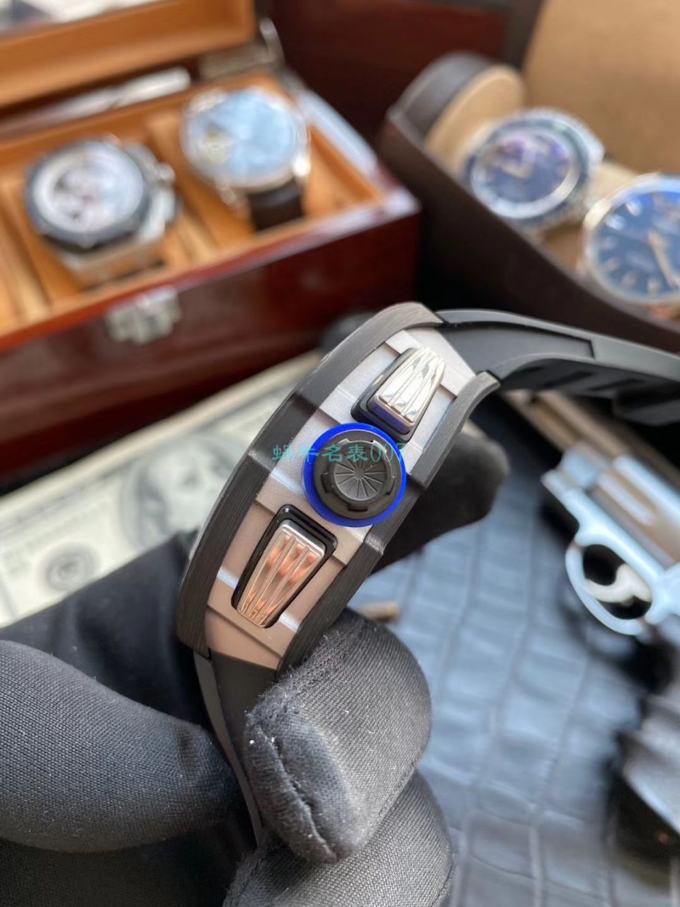 KV Factory V2升级版锻造 carbon fiber  Richard Miller  Replica Watches RM 011 wrist watches  / KVRM011V2B