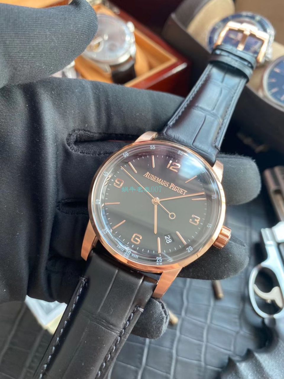 TNK Factory AP Replica Watches Audemars Piguet CODE 11.59系列 Replica 15210BC.OO.A321CR.01 / AP197