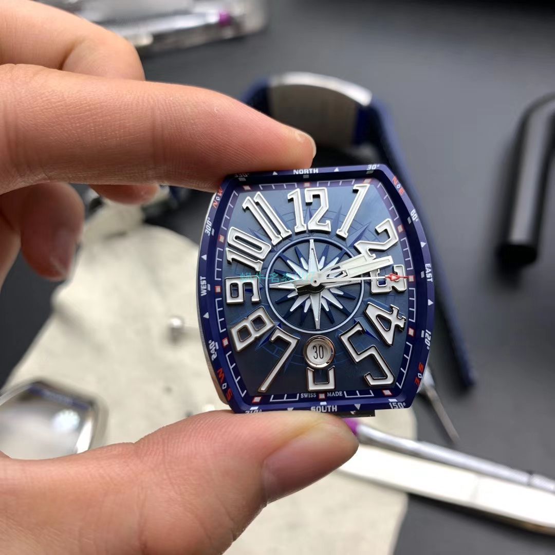  Video analysis ZF Factory 法穆兰 Replica Copy  Watches 蓝游艇V 45 SC DT YACHTING wrist watches  / FL073