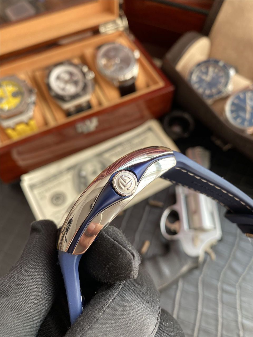  Video analysis ZF Factory 法穆兰 Replica Copy  Watches 蓝游艇V 45 SC DT YACHTING wrist watches  / FL073