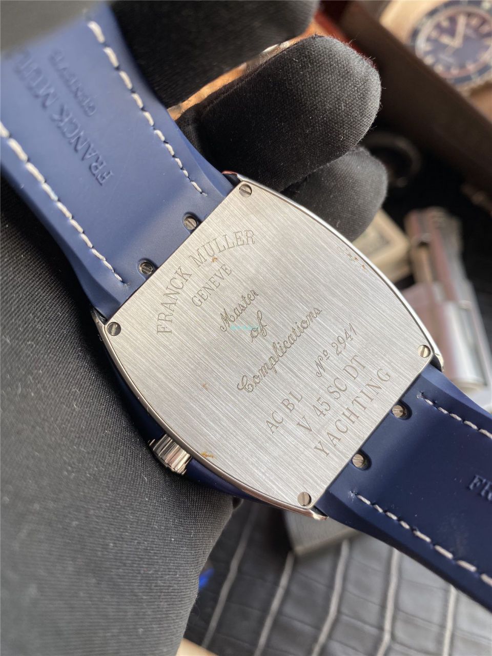  Video analysis ZF Factory 法穆兰 Replica Copy  Watches 蓝游艇V 45 SC DT YACHTING wrist watches  / FL073