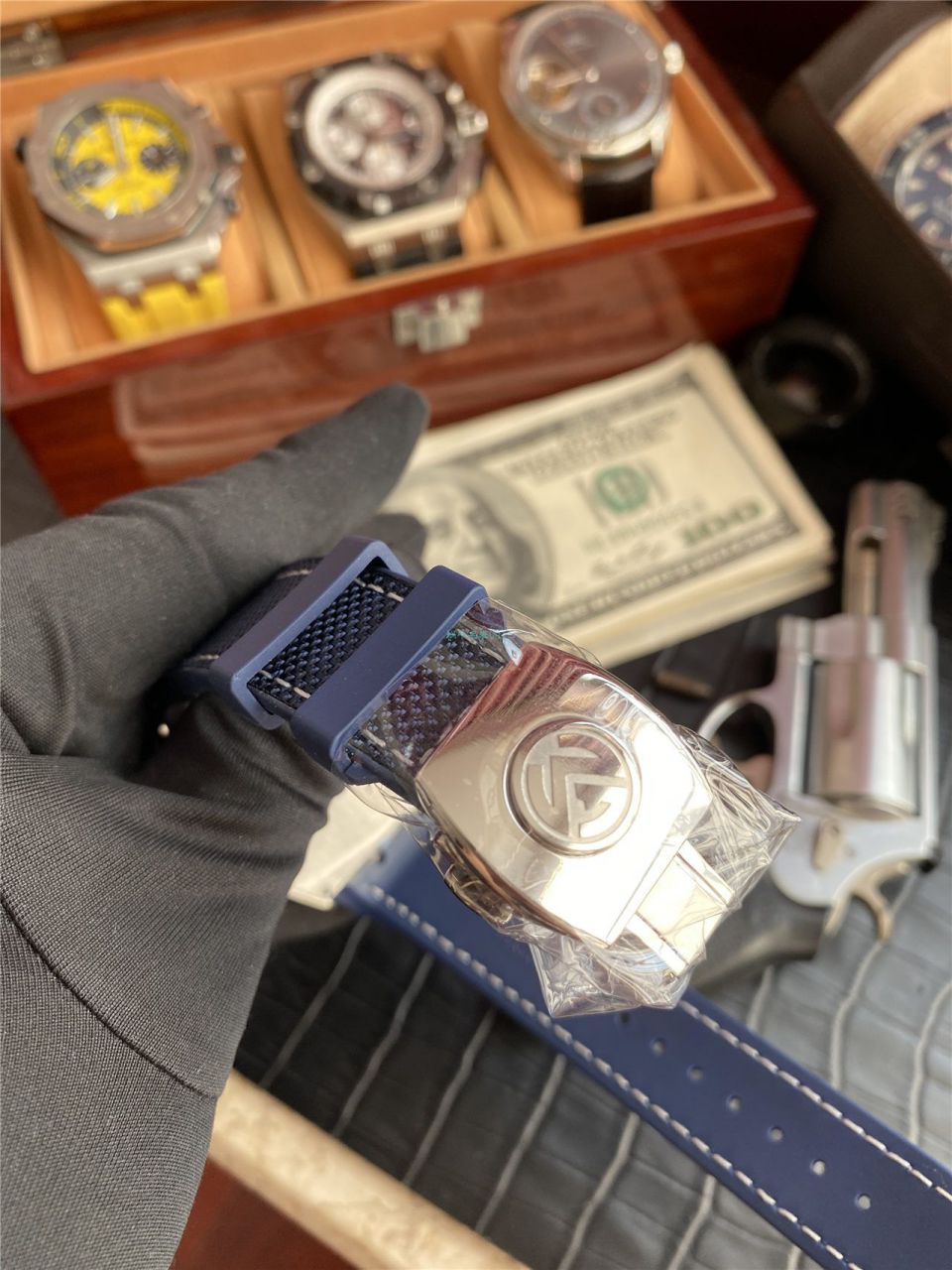  Video analysis ZF Factory 法穆兰 Replica Copy  Watches 蓝游艇V 45 SC DT YACHTING wrist watches  / FL073