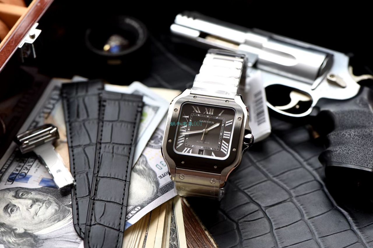 V6 Factory  Replica Copy  Watches  Cartier   Santos WSSA0037（大号男装） wrist watches  / K280