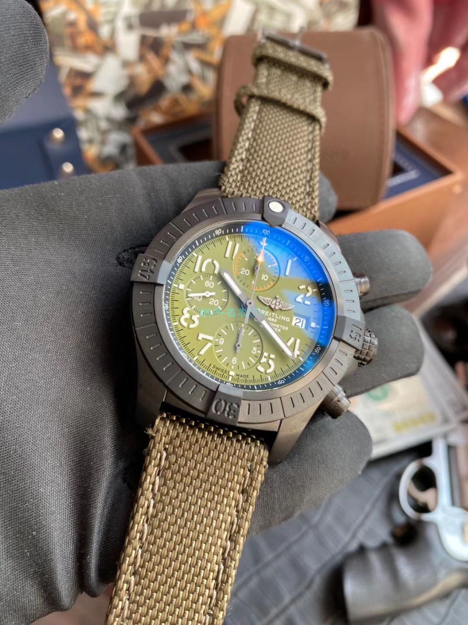  Video analysis  Breitling 原单复仇者夜间任务计时 wrist watches 45系列V13317101L1X1 wrist watches  / BL181