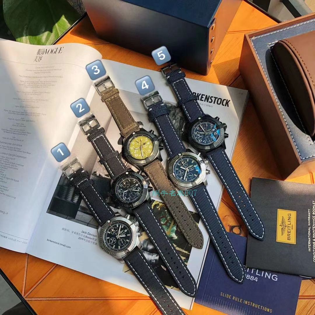  Video analysis  Breitling 原单复仇者夜间任务计时 wrist watches 45系列V13317101L1X1 wrist watches  / BL181