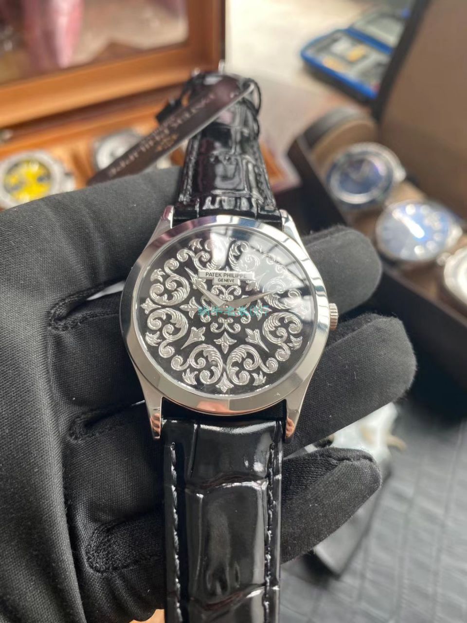 FL Factory  PATEK PHILIPPE  Replica Copy  Watches 古典表系列5088/100P-001雕花 wrist watches  / BD293