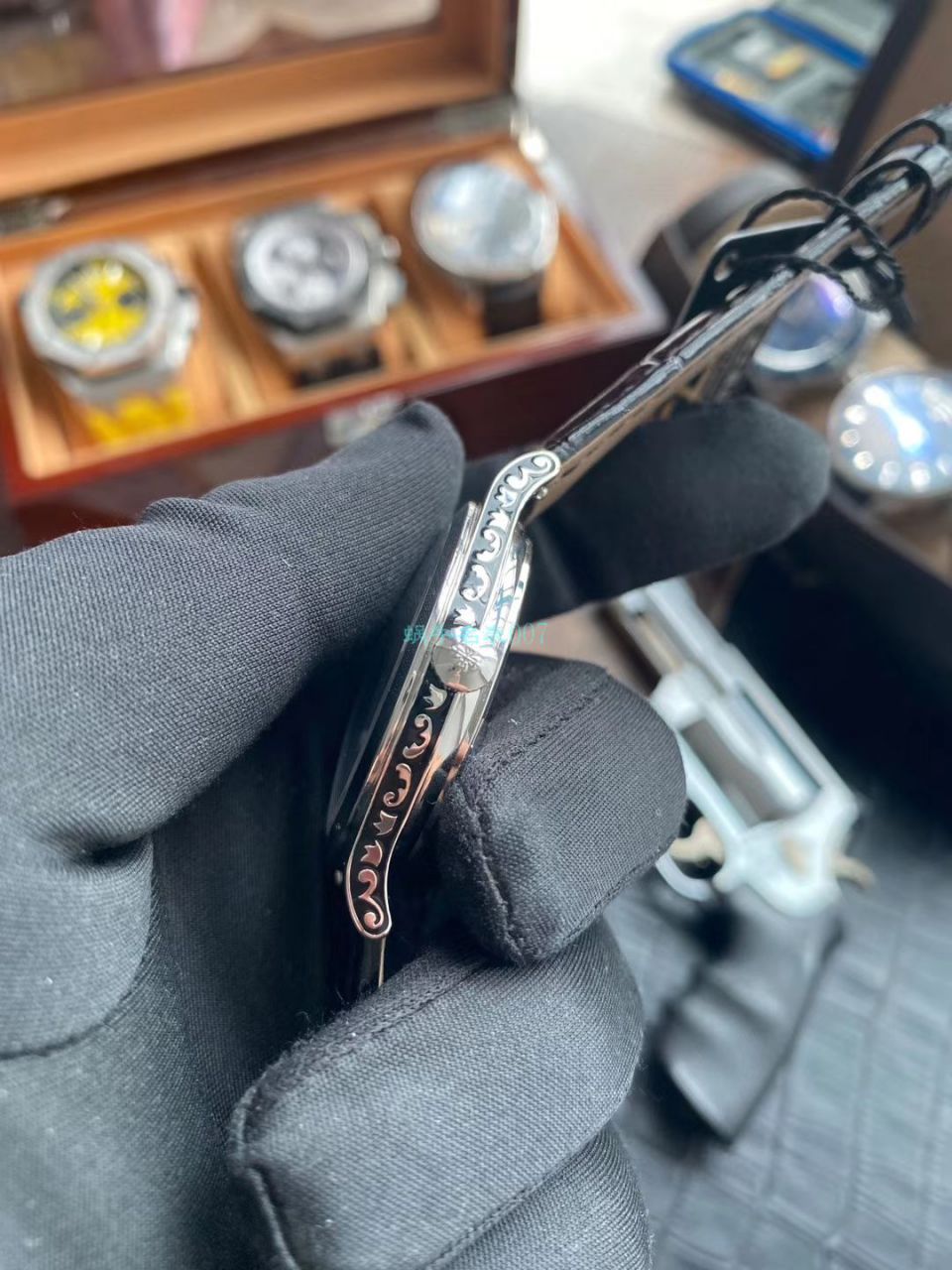 FL Factory  PATEK PHILIPPE  Replica Copy  Watches 古典表系列5088/100P-001雕花 wrist watches  / BD293