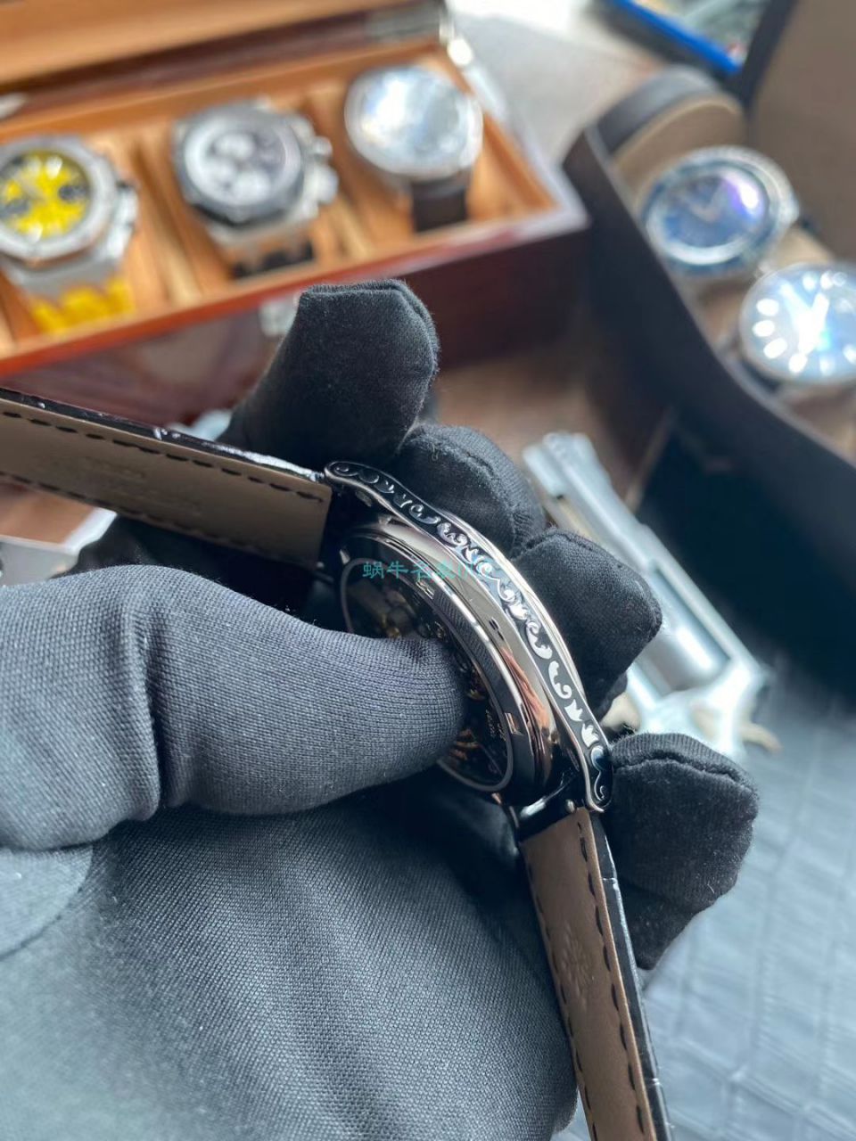 FL Factory  PATEK PHILIPPE  Replica Copy  Watches 古典表系列5088/100P-001雕花 wrist watches  / BD293