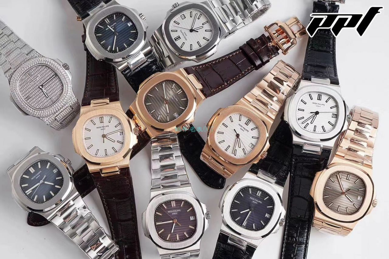 PPF Factory V4 Nautilus  top  Replica Copy PP PATEK PHILIPPE 5711R 玫瑰金 wrist watches  / BD300