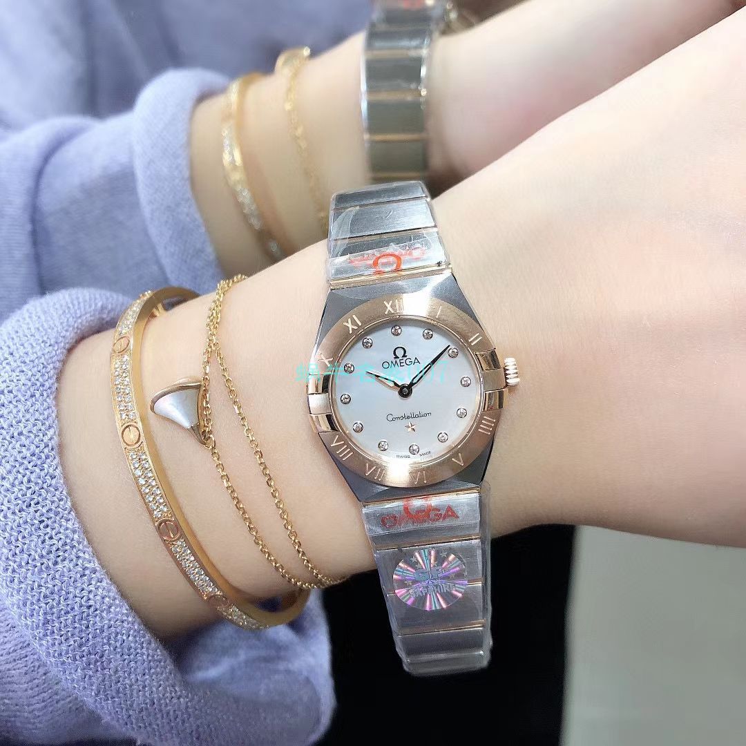 GF Factory 官网OMEGA Constellation 女装 High quality  Replica  Replica 131.20.25.60.55.002 wrist watches  / M708