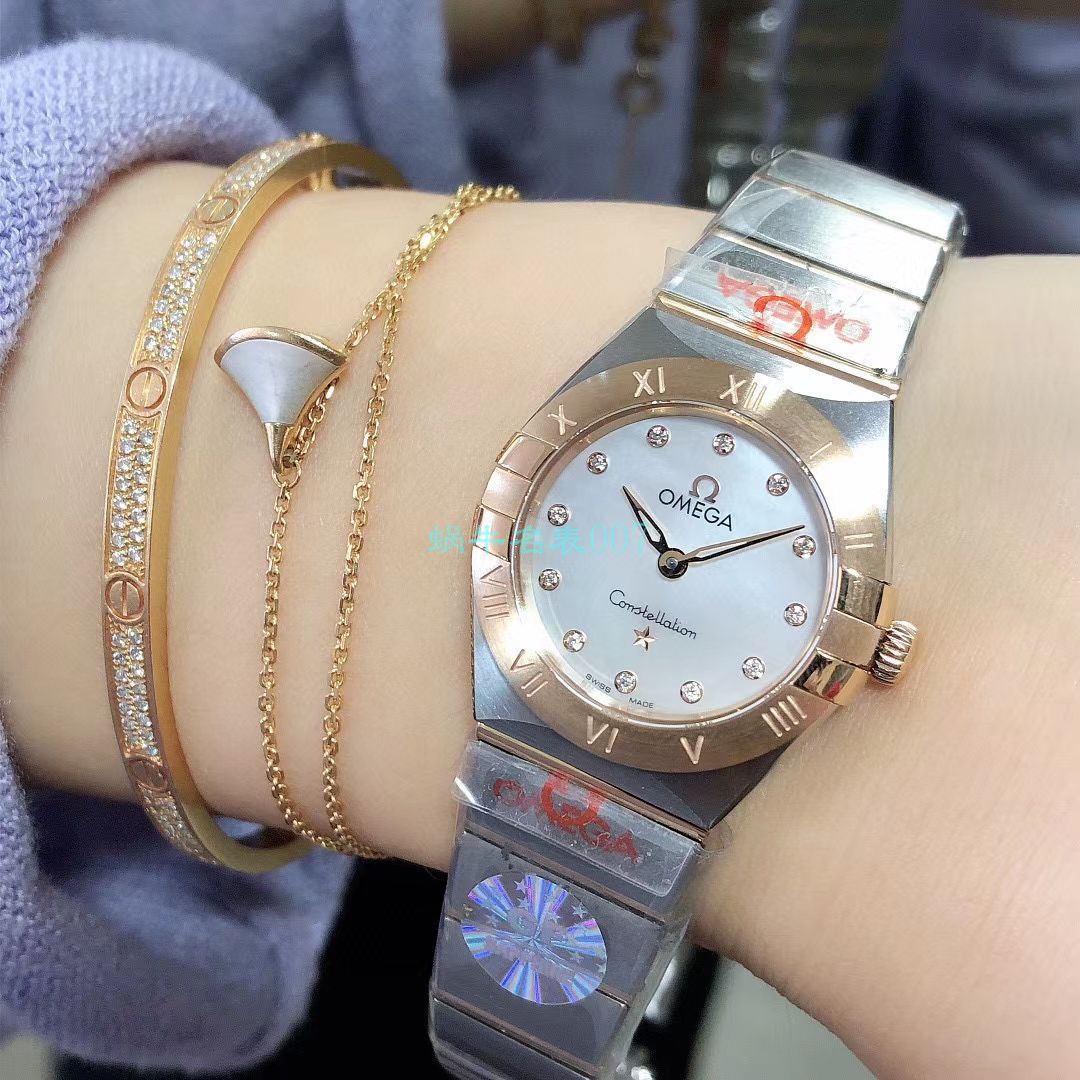 GF Factory 官网OMEGA Constellation 女装 High quality  Replica  Replica 131.20.25.60.55.002 wrist watches  / M708
