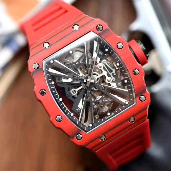  copy customized 版NTPT carbon fiber  Replica Copy  Watches  RICHARD MILLE RM12-01 Tourbillon  wrist watches   / RM12-01HONG