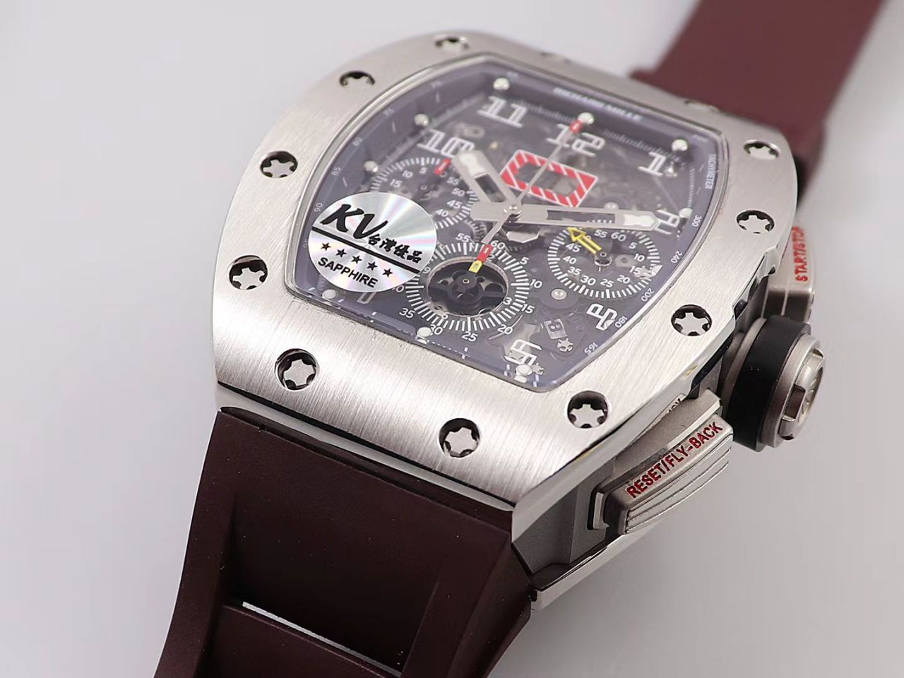 KV Factory 全新RICHARD MILLE Replica 理查德米尔RM 11-03钛钢款 wrist watches  / KV01103H