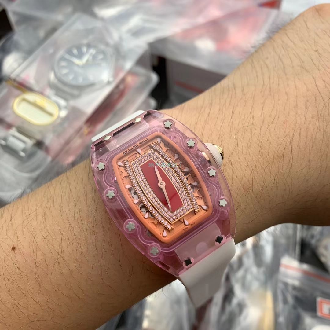 【RM Perfect  High quality  Replica Watches 】RICHARD MILLERICHARD MILLE RM 07-02 红唇贝壳面系列女士 wrist watches  / M029