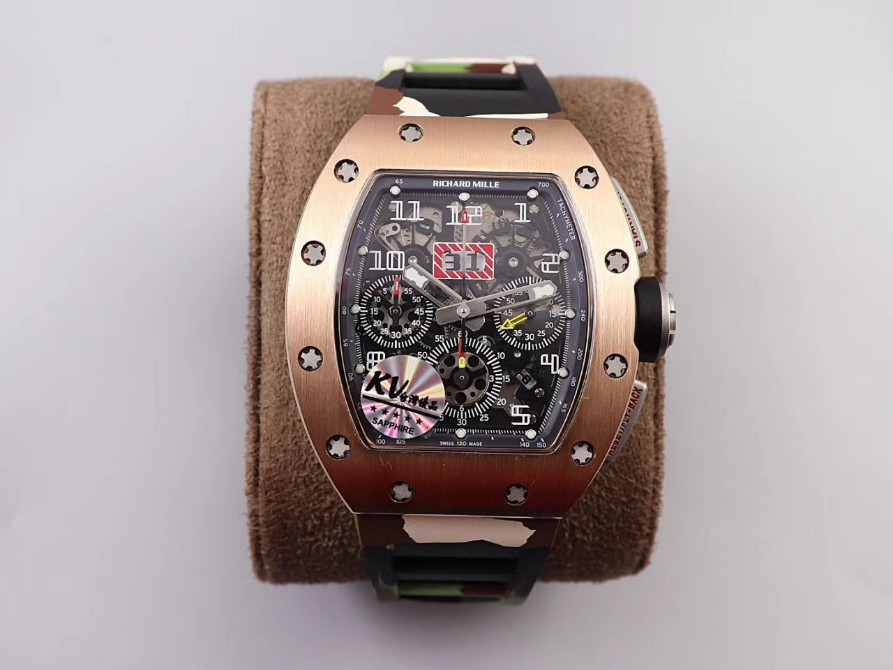 KV Factory 全新RICHARD MILLE Replica 理查德米尔RM 11-03钛钢款 wrist watches  / KV01103H