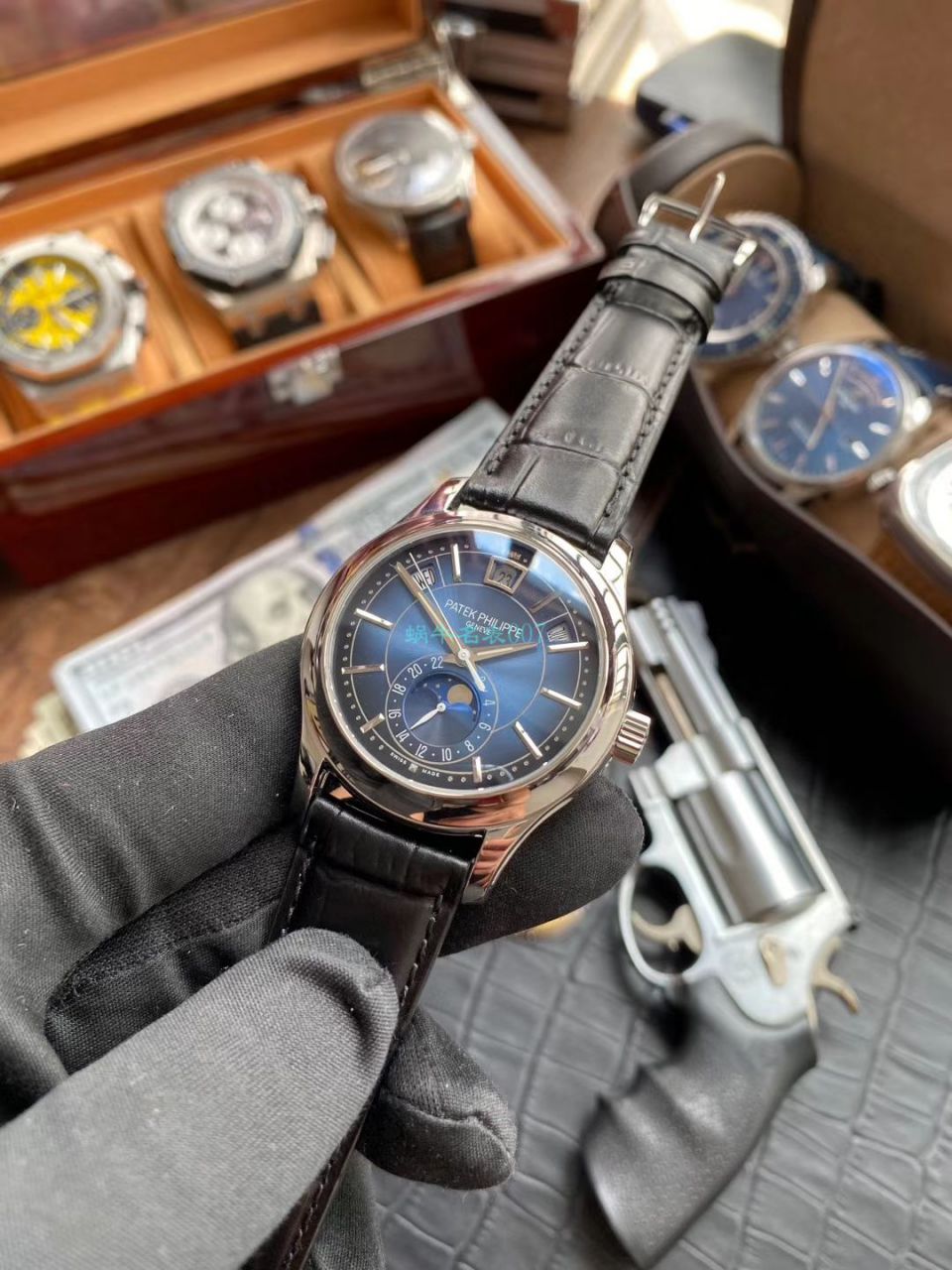 GR Factory V2版本 PATEK PHILIPPE  Replica Watches 复杂功能时计系列5205R-001,5205R-010 wrist watches  / BD302