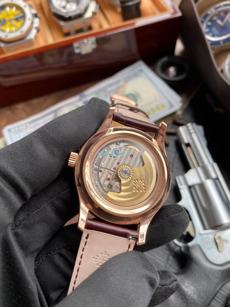 GR Factory V2版本 PATEK PHILIPPE  Replica Watches 复杂功能时计系列5205R-001,5205R-010 wrist watches  / BD302