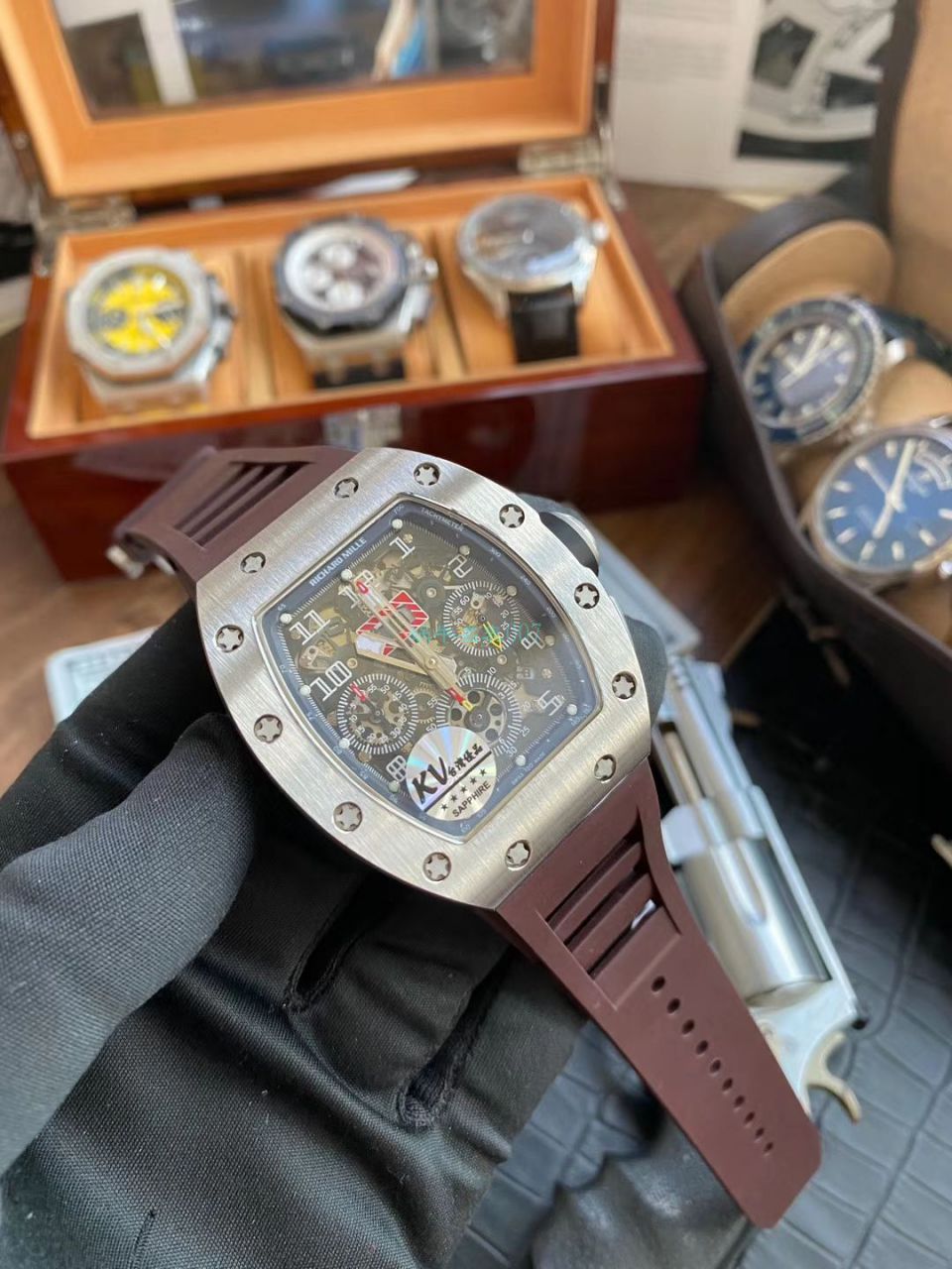  Video analysis KV Factory  High quality  Replica  Richard Miller  Watches RICHARD MILLE RM 011 FELIPE MASSA 系列 wrist watches  / KVRM011FELIPEMASSA02