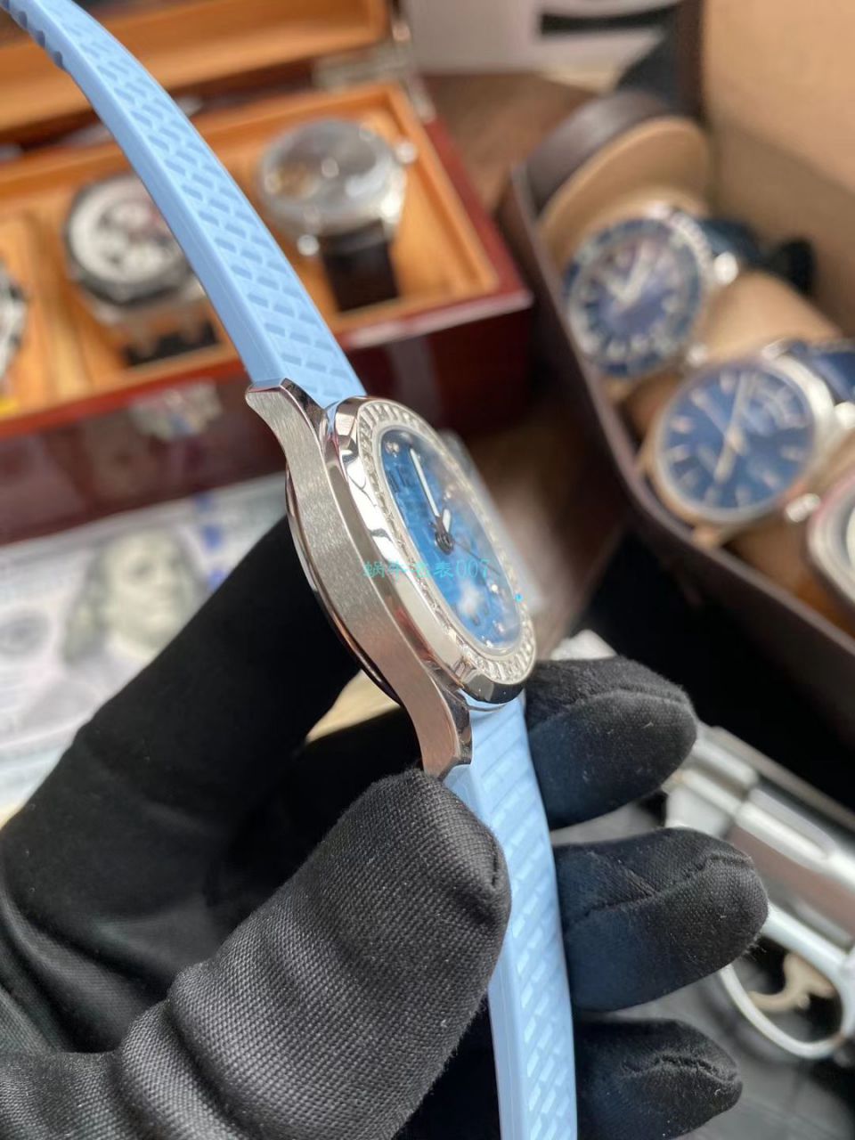 PPF Factory  top  Replica  PATEK PHILIPPE  Watches AQUANAUT系列5072G-001女表 / BD306