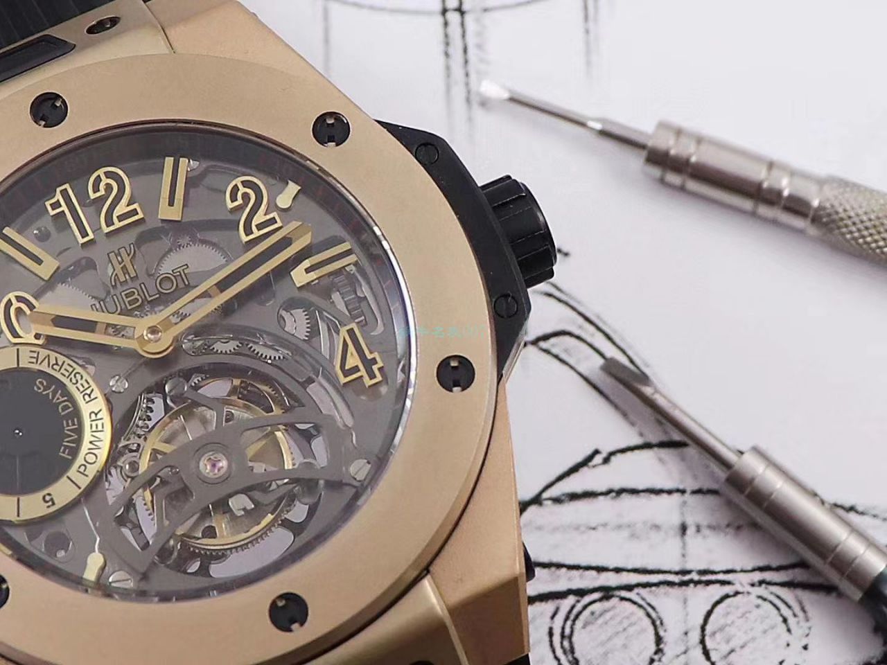 MJ Factory  Replica  hublot BIG BANG Tourbillon  Watches 405.MX.0138.RX，405.OX.0138.LR，405.CI.0110.RX wrist watches  / YB097