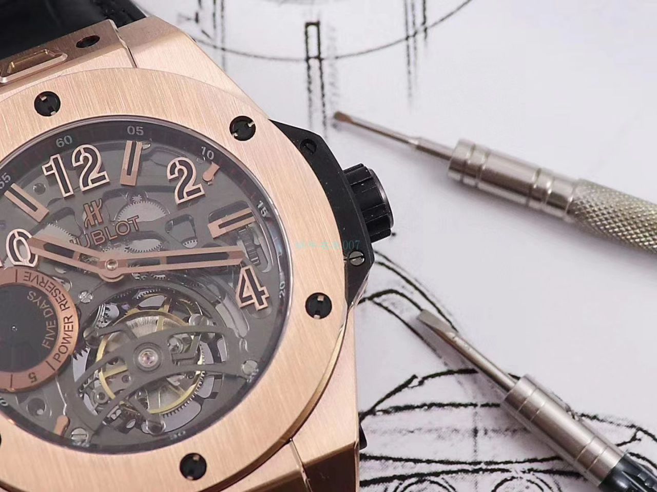 MJ Factory  Replica  hublot BIG BANG Tourbillon  Watches 405.MX.0138.RX，405.OX.0138.LR，405.CI.0110.RX wrist watches  / YB097