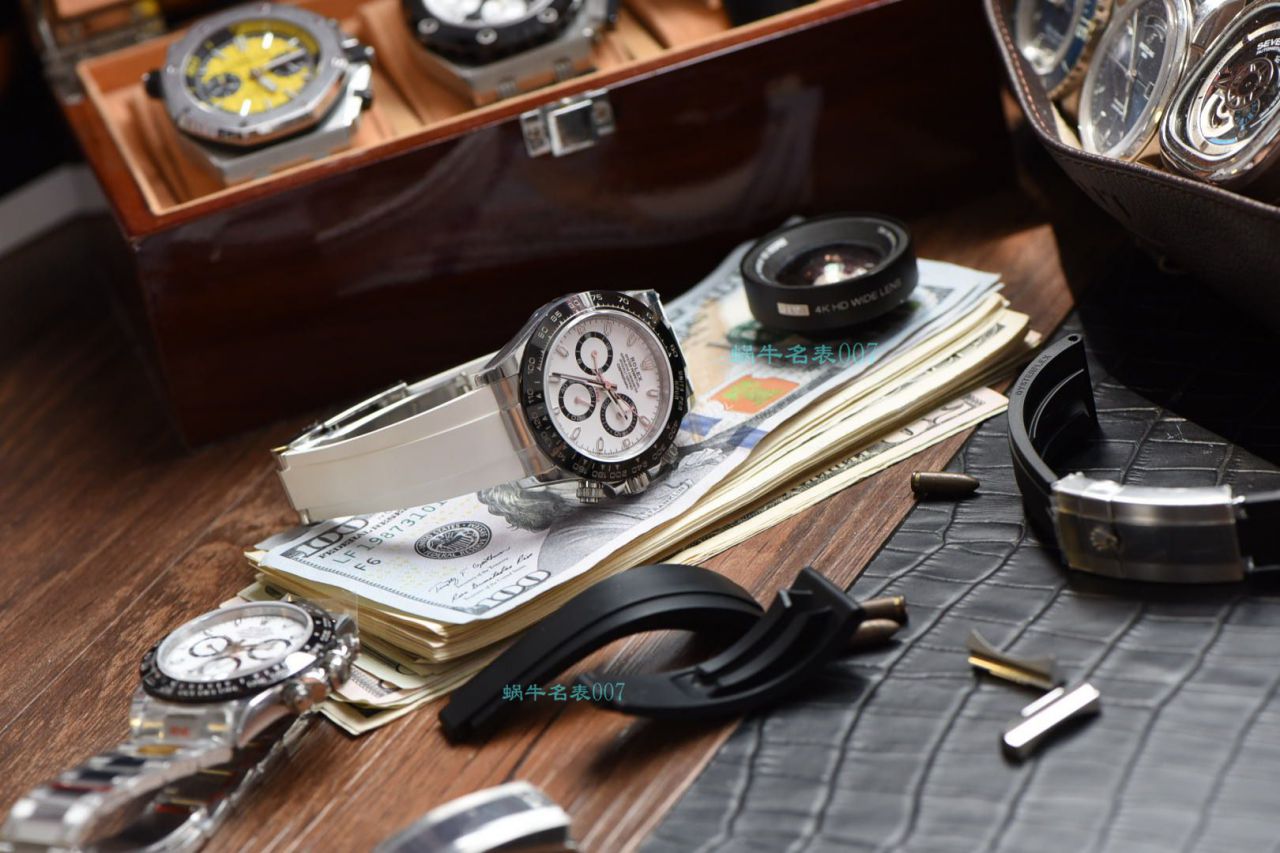 独家 copy customized ，endlink头粒适配N Factory 正品专柜 Rolex  Ditongna ，水鬼白胶带黑胶带套装 / R619
