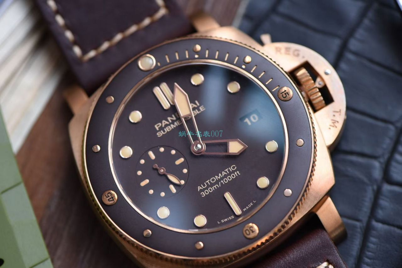 【 Video analysis 】VS Factory Panerai 青铜 High quality  Replica Watches 潜行系列PAM00968 wrist watches  / PAM968VSB