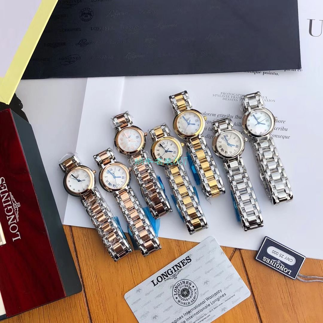 【渠道原单女表】 Longines 优雅 PRIMALUNA心月系列L8.110.4.71.6 wrist watches  / L122