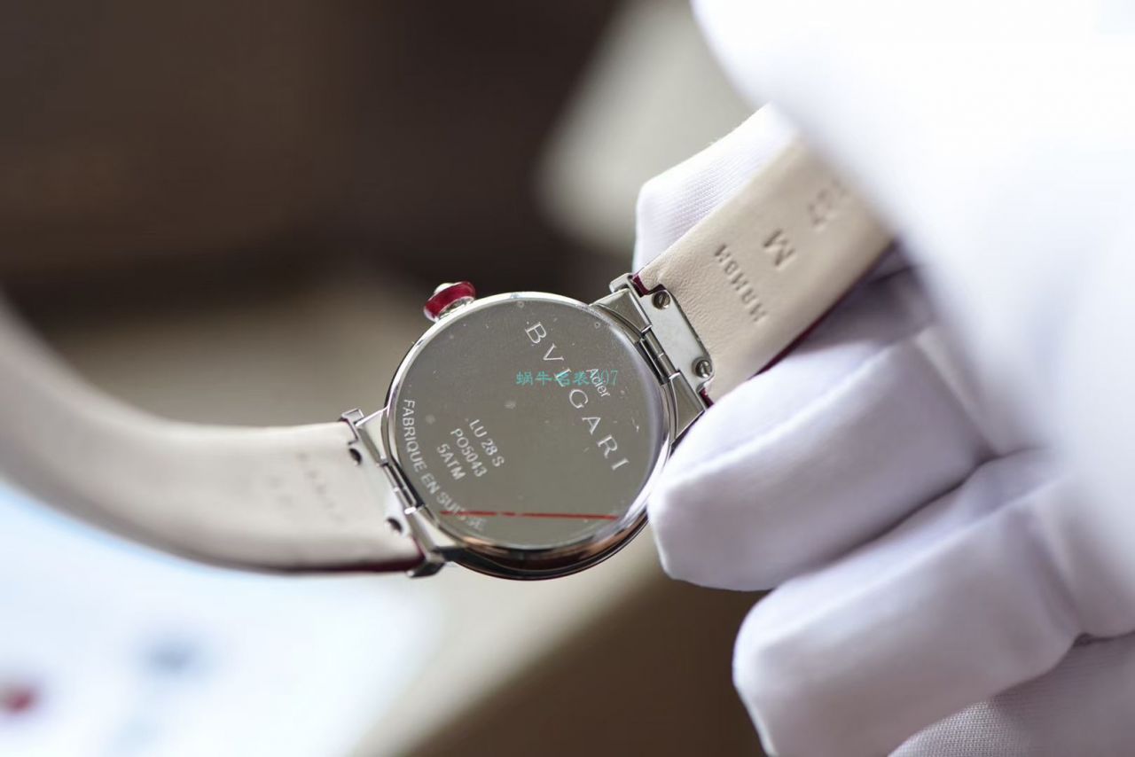 渠道原单真钻女表 BVLGARI LVCEA系列102608 LU28C2SL/12 wrist watches  / BG037