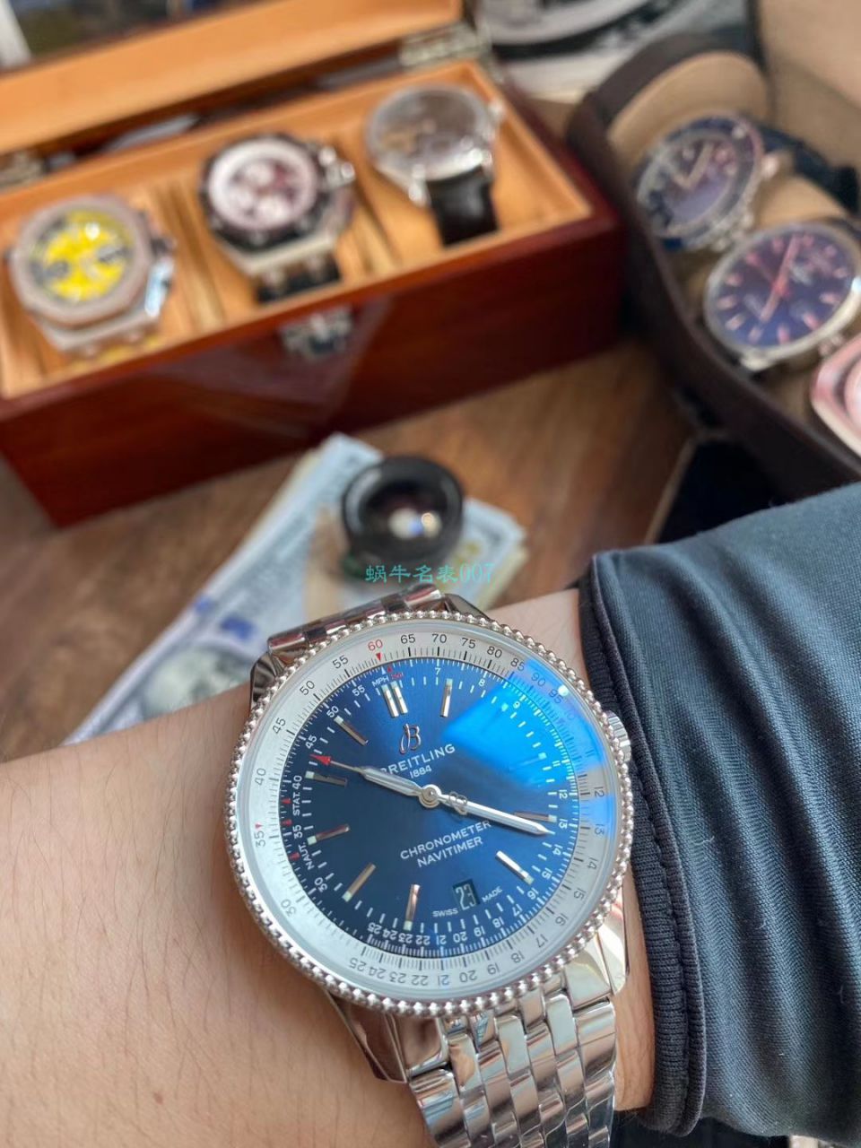 V7 Factory  Perfect  Knockoff  Watches  Breitling 航空计时1系列U17326211M1A1 wrist watches  / BL186