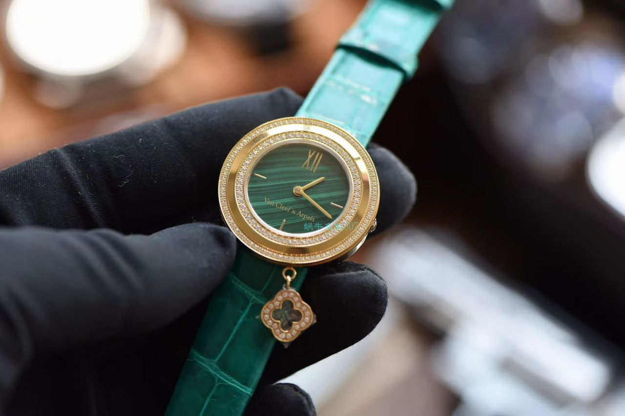 【 Video analysis 】BV Factory  top  Replica Copy 女士 Watches 梵克雅宝CHARMS四叶草VCARO8NR00 wrist watches  / VA011