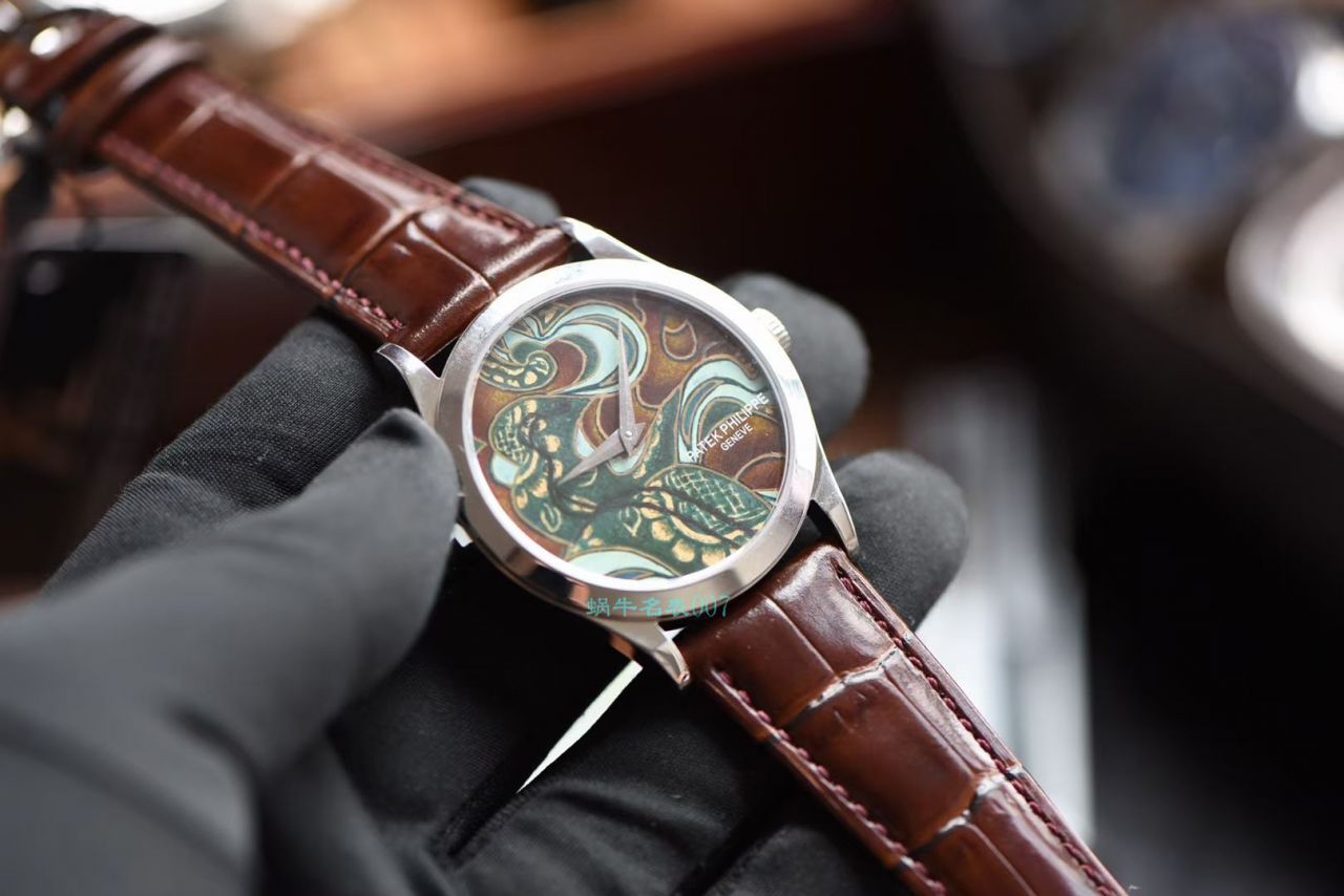 FL Factory  PATEK PHILIPPE  Watches  Replica 珍稀工艺珐琅5077P-102不丹六色织品 / BD319
