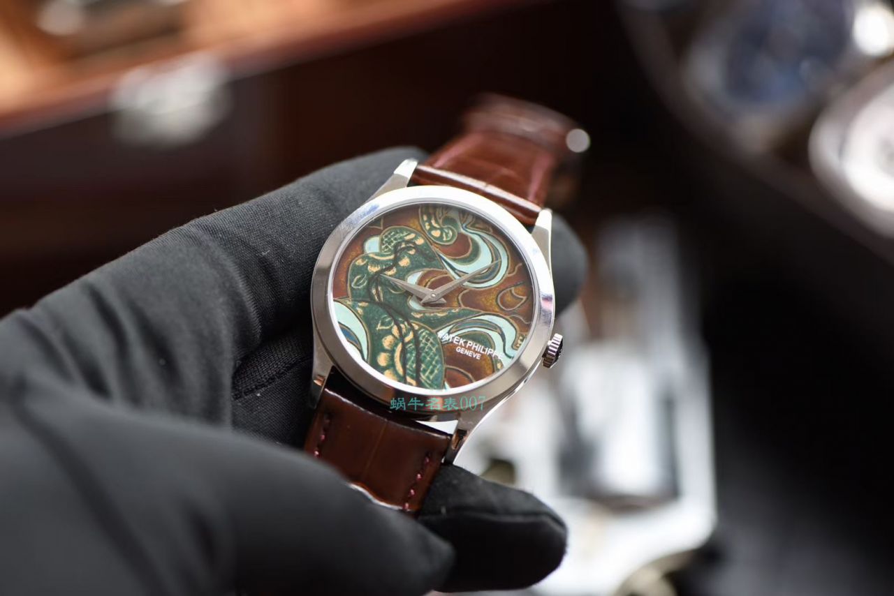 FL Factory  PATEK PHILIPPE  Watches  Replica 珍稀工艺珐琅5077P-102不丹六色织品 / BD319