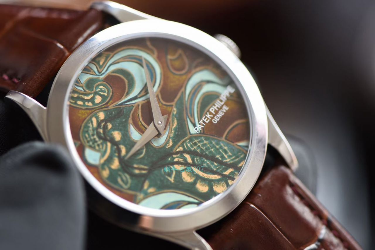 FL Factory  PATEK PHILIPPE  Watches  Replica 珍稀工艺珐琅5077P-102不丹六色织品 / BD319