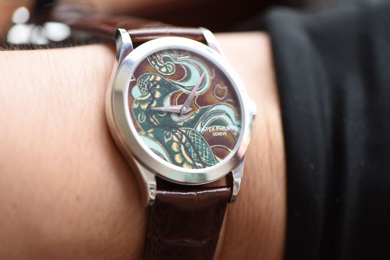 FL Factory  PATEK PHILIPPE  Watches  Replica 珍稀工艺珐琅5077P-102不丹六色织品 / BD319