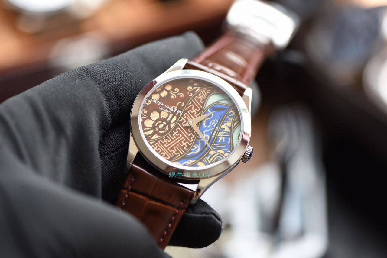 FL Factory  PATEK PHILIPPE  Watches  Replica 珍稀工艺珐琅5077P-102不丹六色织品 / BD319