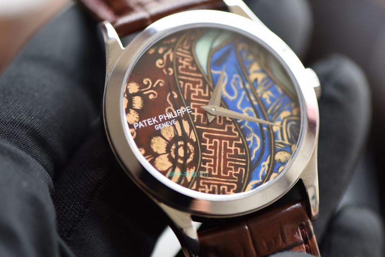 FL Factory  PATEK PHILIPPE  Watches  Replica 珍稀工艺珐琅5077P-102不丹六色织品 / BD319