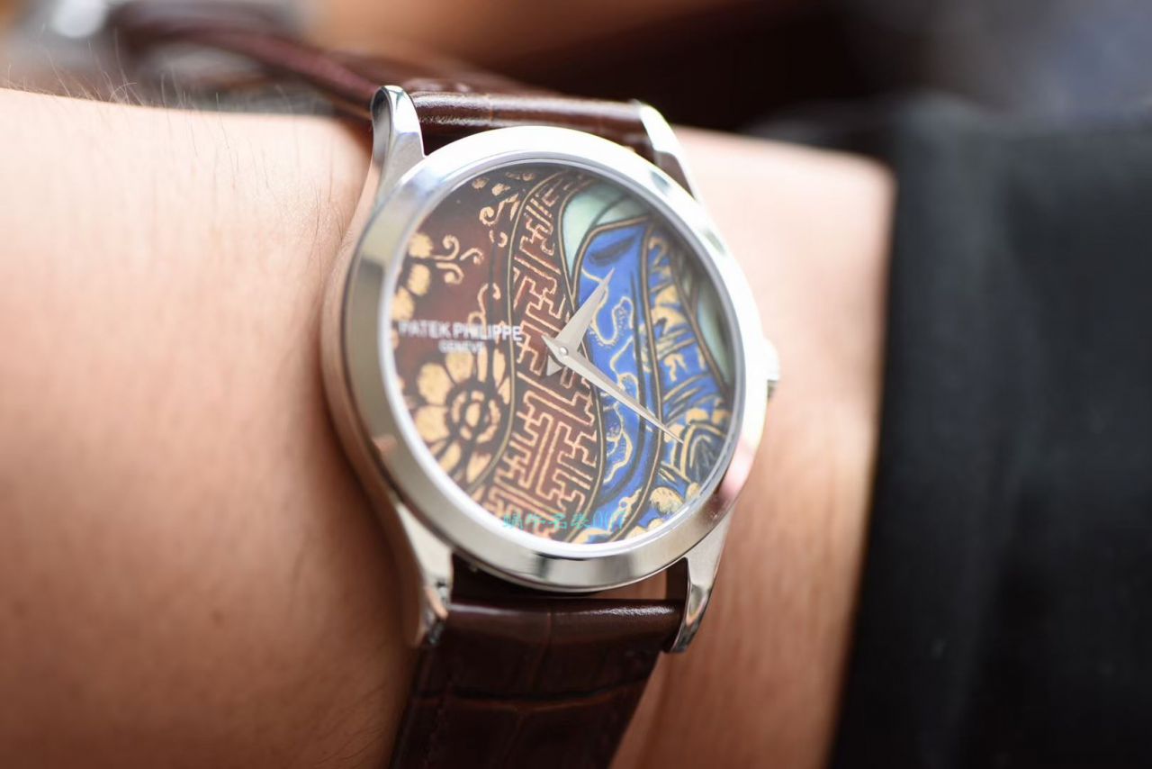 FL Factory  PATEK PHILIPPE  Watches  Replica 珍稀工艺珐琅5077P-102不丹六色织品 / BD319