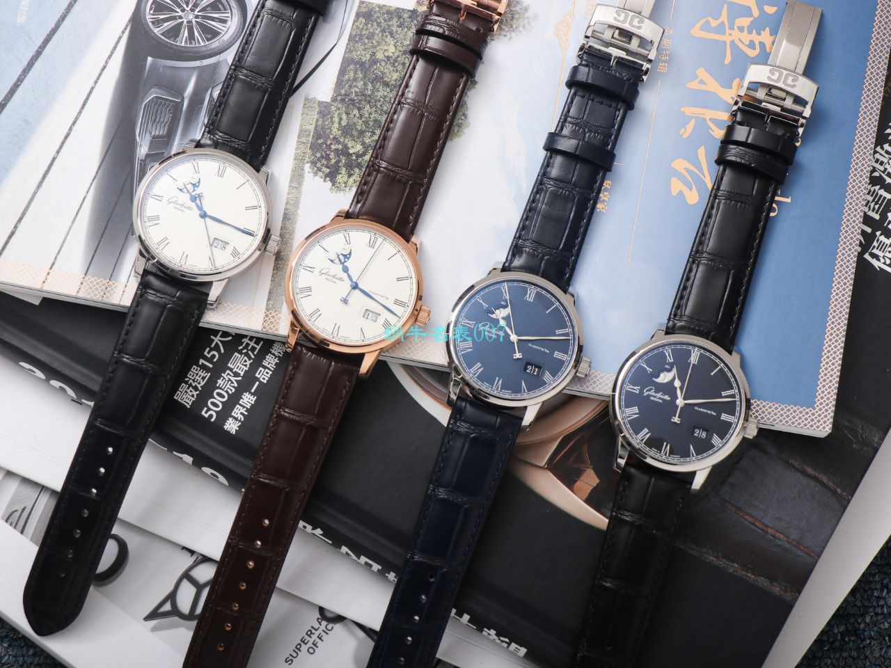  Video analysis V9 Factory  Replica Copy  Watches glashuette original原创议员100-04-32-12-50大日历 / GLA062