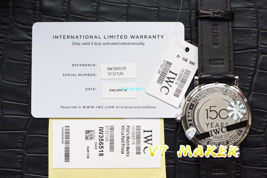 v7 Factory 柏涛菲诺150周年【 Video analysis 】 Replica Copy v7 Factory  IWC 柏涛菲诺多少入手 / WG568