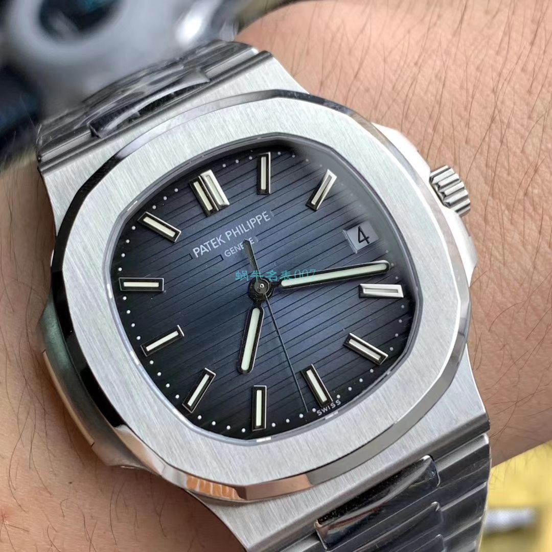  Video analysis PPF Factory 官网 Replica Copy 表 PATEK PHILIPPE  Nautilus 5711/1A 010 灰蓝V3版本 / BD256