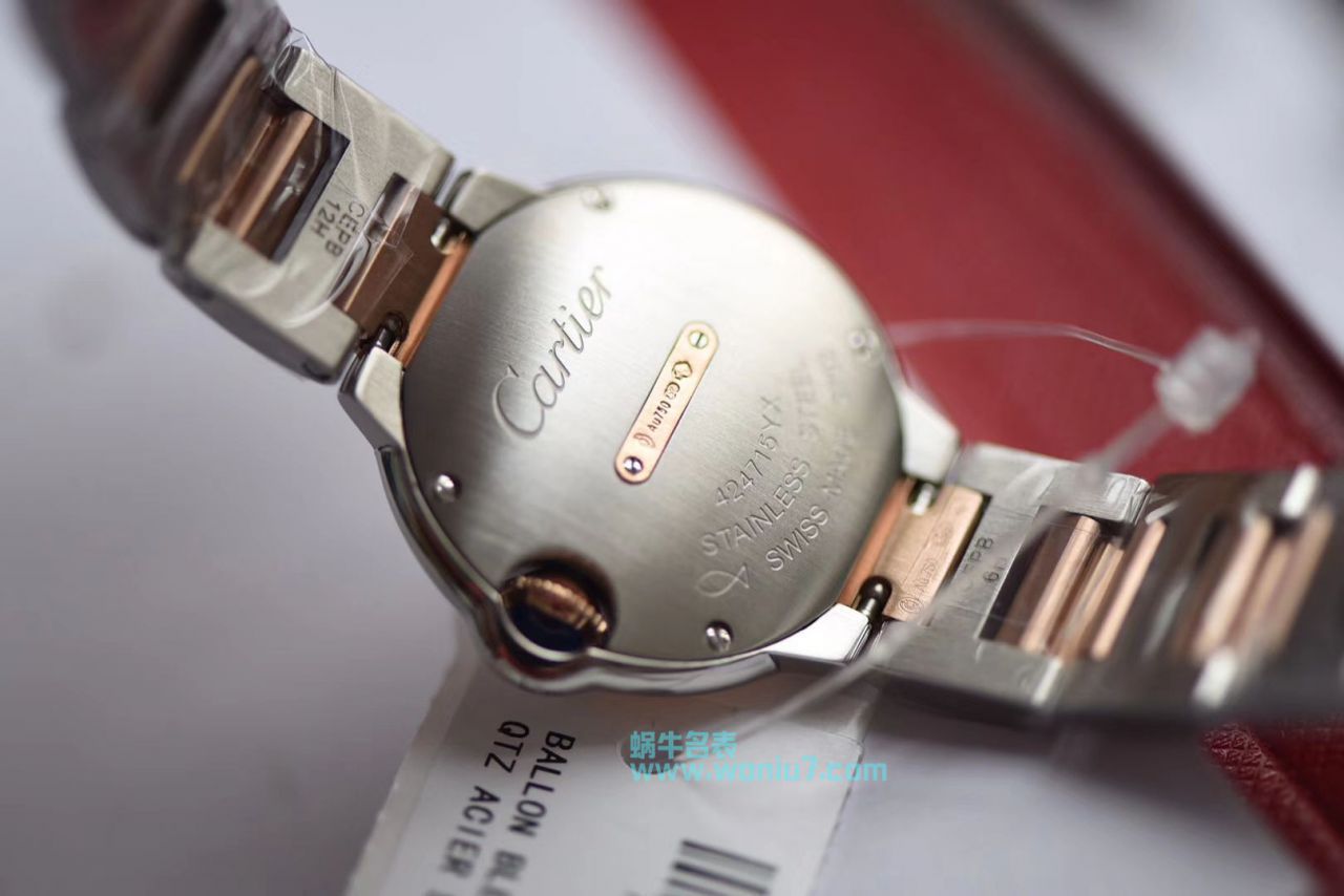 【 Video analysis 】V6 Factory  Replica  Cartier  蓝气球28毫米女士 Watches W3BB0005 / K308