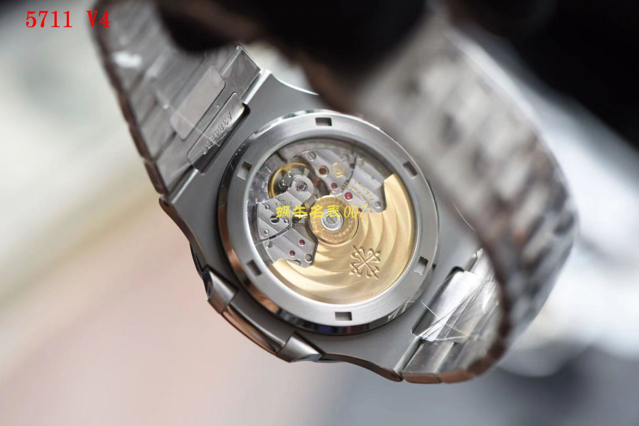  Video analysis PPF Factory 官网 Replica Copy 表 PATEK PHILIPPE  Nautilus 5711/1A 010 灰蓝V3版本 / BD256