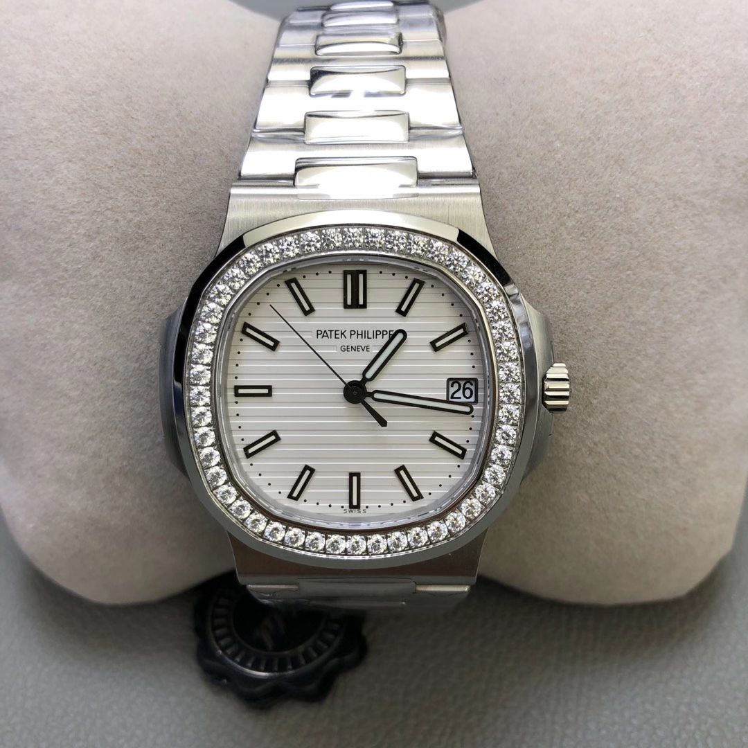PPF Factory V4版超级 Nautilus 钻圈 PATEK PHILIPPE 1比1精 Replica Watches 5711/1A-011 / BD322