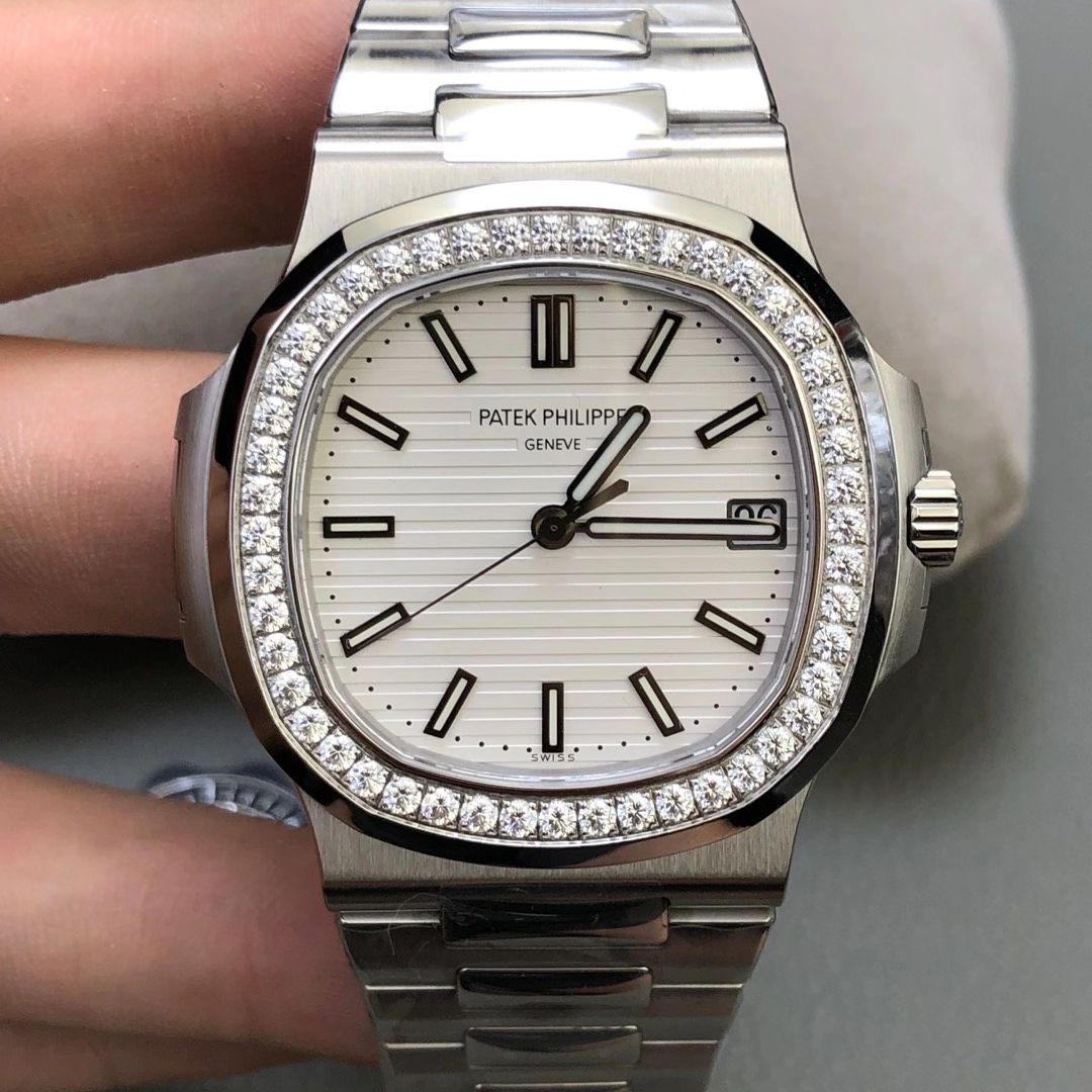 PPF Factory V4版超级 Nautilus 钻圈 PATEK PHILIPPE 1比1精 Replica Watches 5711/1A-011 / BD322