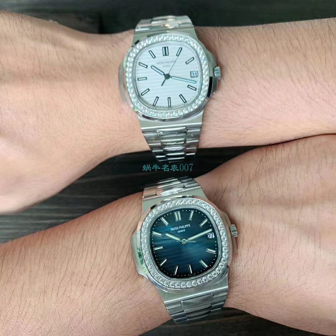 PPF Factory V4版超级 Nautilus 钻圈 PATEK PHILIPPE 1比1精 Replica Watches 5711/1A-011 / BD322