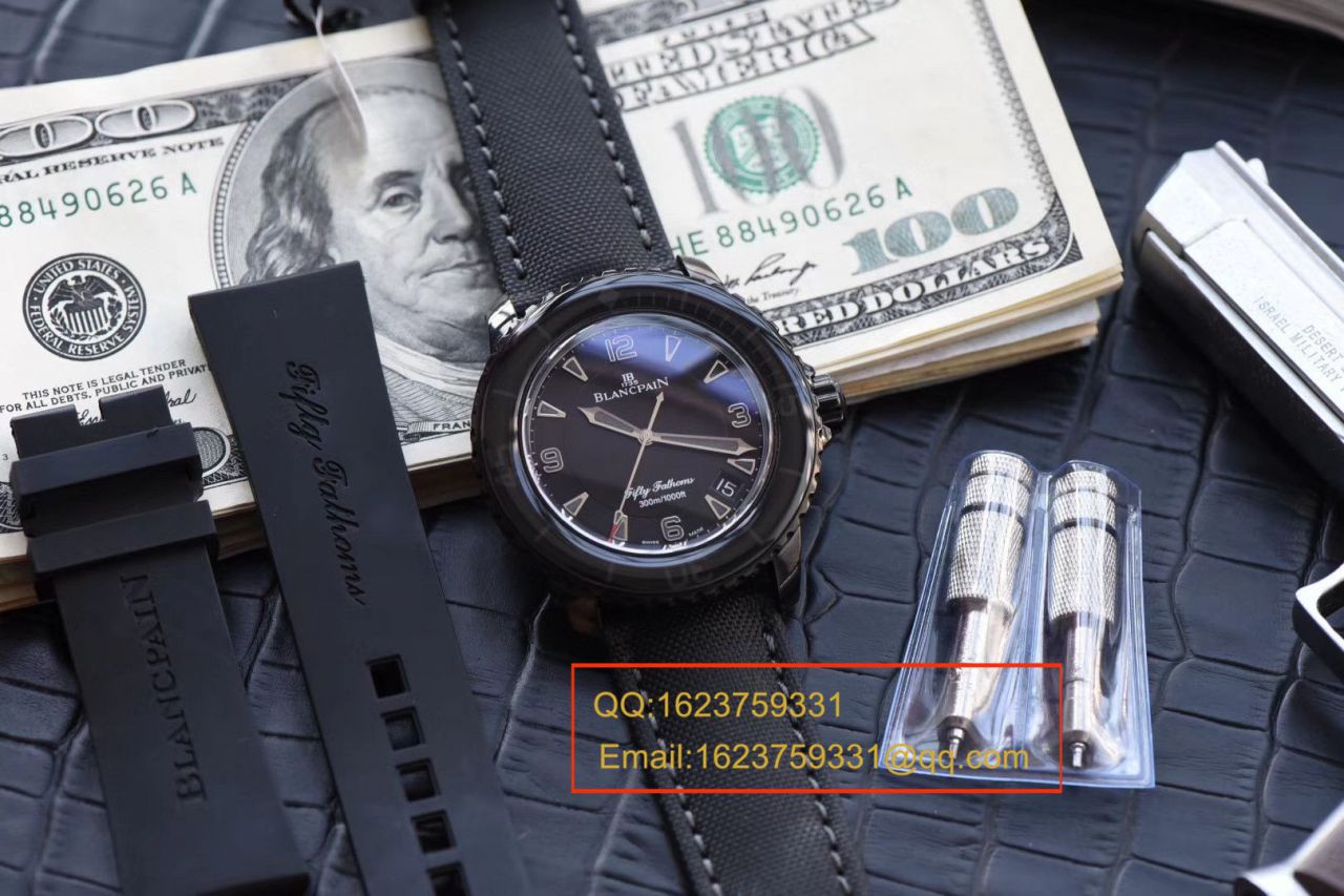 【 Video analysis 】ZF Factory Blancpain  Fifty Fathoms 黑武士 Replica Watches 5015-11C30-52A wrist watches  / BP072