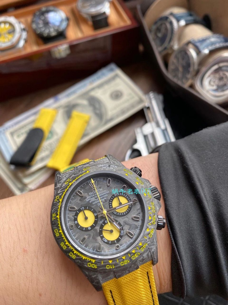 WWF Factory ROLEX宇宙计时 carbon fiber  Ditongna 系列之Diw团队改造版 Watches  / R651